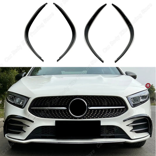 Splits Para-Choque Frente
 Mercedes A Class W177  A180 A200 A220 A35 AMG 2019-2022 Tuning