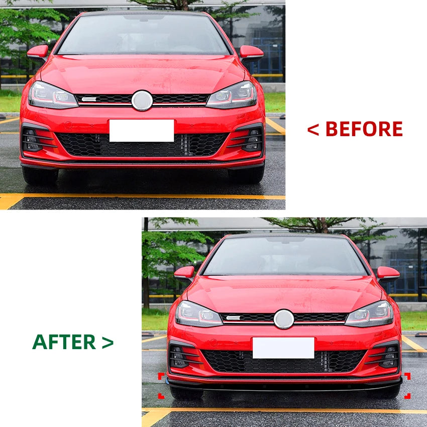 Lip Frontal VW GOLF GTI 7.5

For VW Golf 7.5 MK7.5 GTI R Rline 2017-2019 Front Bumper Splitter Lip Diffuser Body Kit Spoiler Guard Car Decoration Accessories