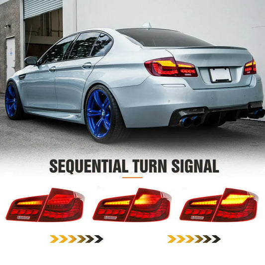 NOVIDADE 
Faróis BMW Série 5 Par para 2011-2016 F10 F18 M5 LED

Pair For 2011-2016 BMW 5 Series F10 F18 M5 Red LED Tail Lights