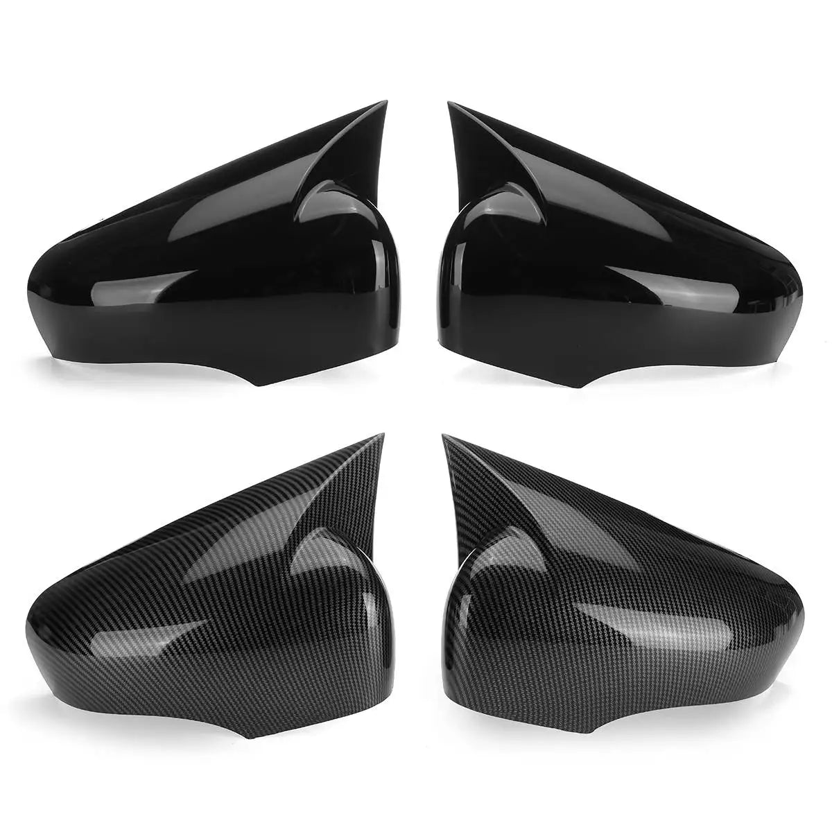 Capas  Espelho  Renault For Clio 4 MK4 2012-2019

  Pair Rear View Mirror Cap Cover Direct Add-On Left & Right For Renault For Clio 4 MK4 2012-2019 Rearview Mirror Cover