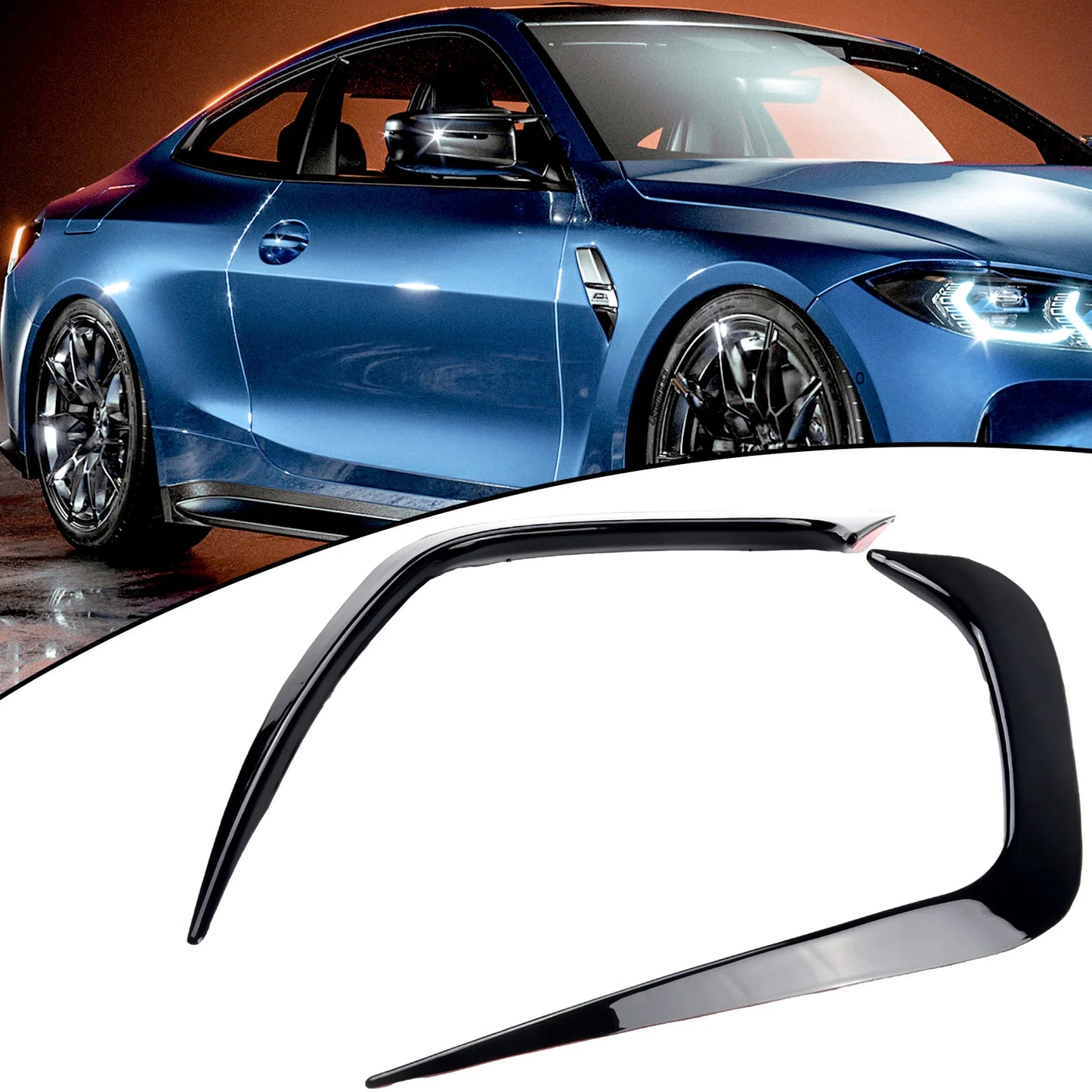 Splits Para-Choques Traseiro M  BMW G20 G28 2019-2020 

1 Pair Rear Bumper Spoiler For BMW G20 G28 2019-2020 Rear Bumper Splitter Canard Cover Spoiler Vent Sticker