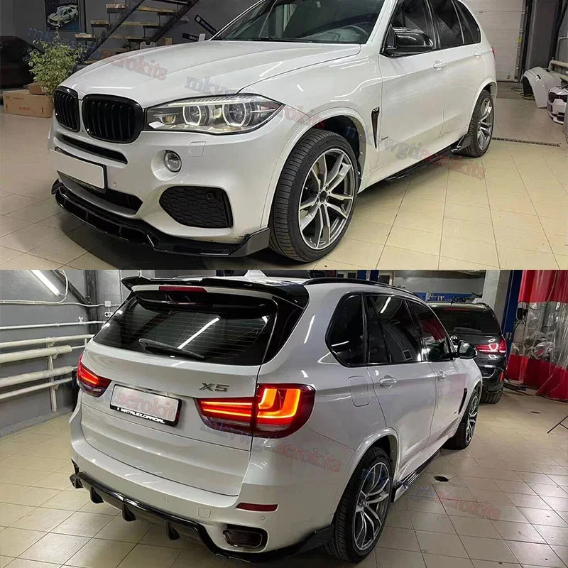 kit  DESPORTIVO CARBONO AQUAPRINT BMW X5 F15
FOR BMW X5 F15 AERO BODY KIT TRANSFORMED FRONT LIP SPOILER REAR DIFFUSER SKIRTS