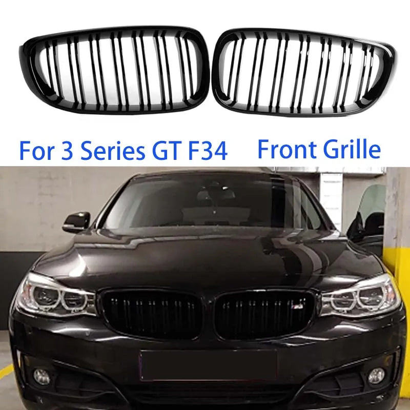 Grelhas Duplas BMW F34 3 Series GT  (2013-2020)

1 Pair ABS Front Grill for BMW F34 3 Series GT Gran Turismo Glossy Black Front Bumper Racing Grille 340i 328i xDrive