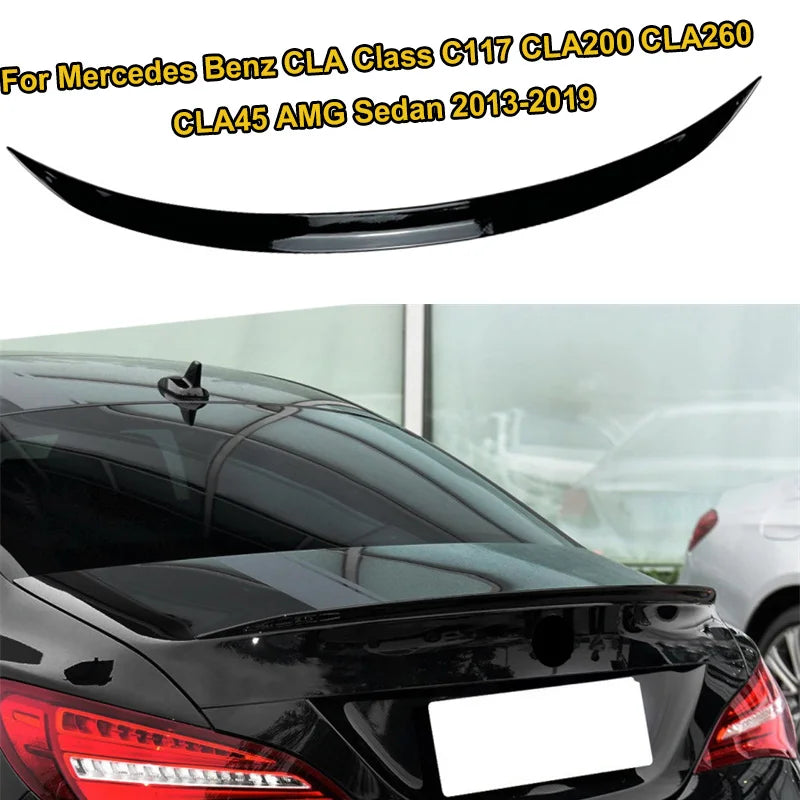 Aileron  Mercedes Benz CLA Class C117  CLA45 AMG Sedan 2013-2019

tail Spoilers For Mercedes Benz CLA Class C117  CLA45 AMG Sedan 2013-2019 Car Rear Trunk Spoiler Wing Decklid Lip