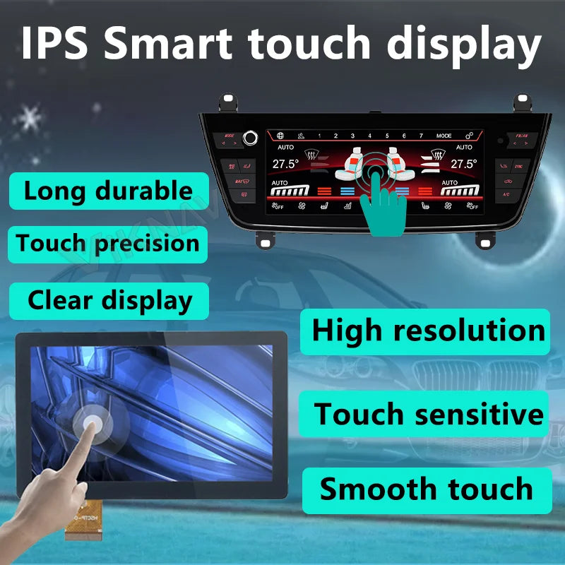 Painel touch Ar condicionado BMW  f30 f31 f32 f36 

8.8 inch AC Panel For BMW 3 4 Series 3GT M3 M4 2013-2020 Climate Control Touch Board LCD Digital Display Touch Screen