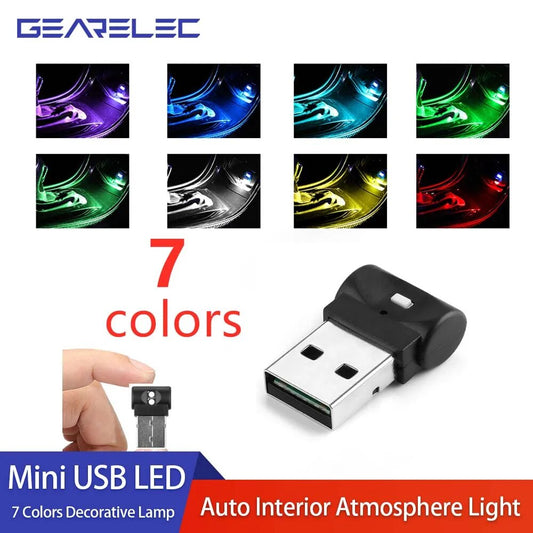 Mini USB LED Car Light Auto Interior Atmosphere Light Decorative for BMW E46 E39 E90 E60 E36 F30 F10 E34 X5 E53 E30 F20 E92 E87