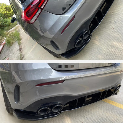 Cantos para-choques Splitter Side Spoiler Diffuser For Mercedes Benz A Class W177 V177 A35 A45 AMG Hatchback 2019 2020 2021 2022