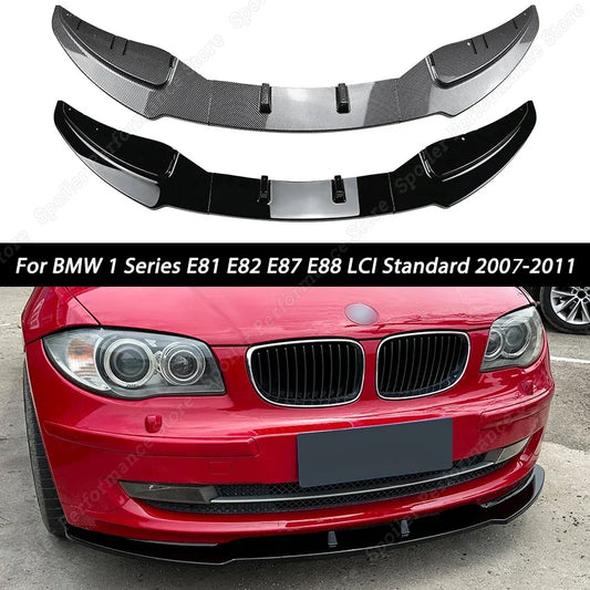 Lip Universal Bmw serie 1 ate 2011 com para-choques sport

Gloss Black Car Front Bumper Lip Splitter Spoiler Diffuser for BMW 1 Series E81 E82 E87 E88 LCI Standard Model 2007-2011 Tuning