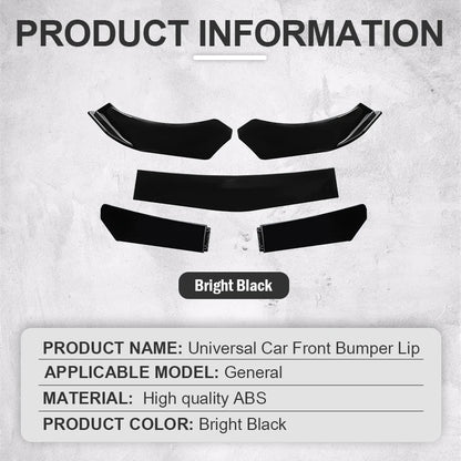 Lip Frontal Universal

New Store Promotion 5pcs Upgraded Front Bumper Shovel with Stepped Design High-Quality ABS Material Car Accsesories Accessory