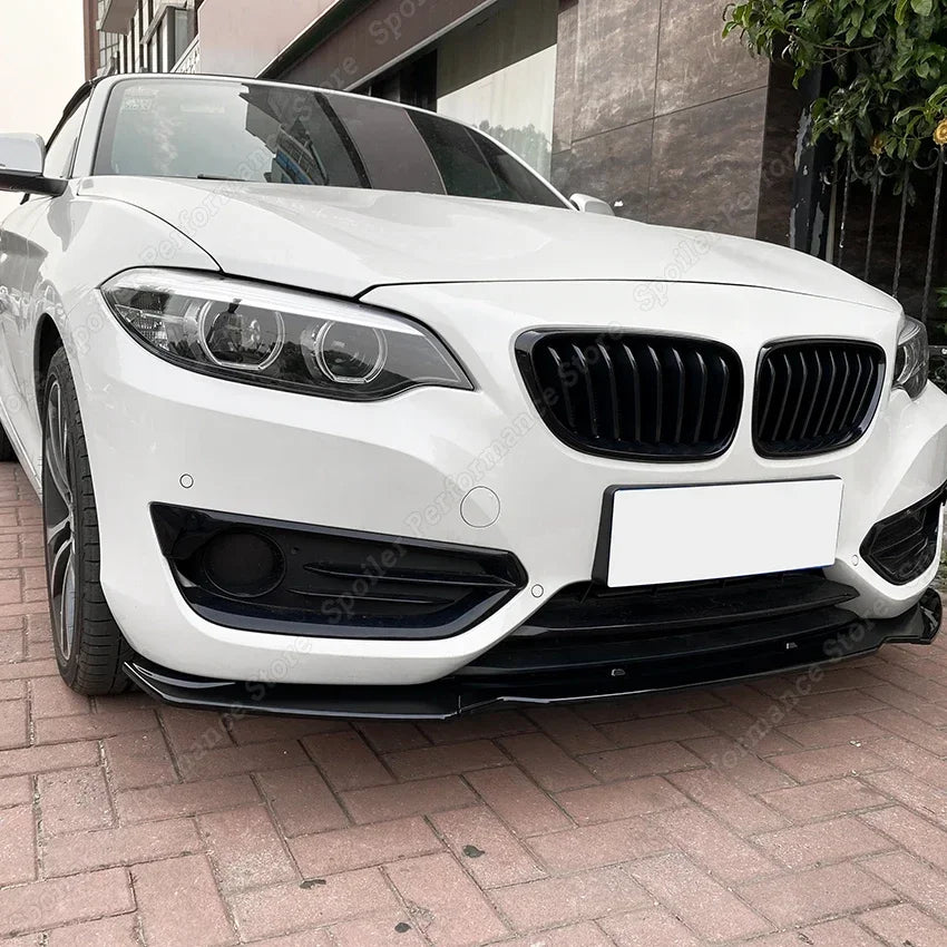 Lip Frontal  BMW 2 Series F22 F23 Para Para-Choques Não M

For BMW 2 Series F22 F23 Car Front Bumper Splitter Lip Protector Spoiler2014-2021