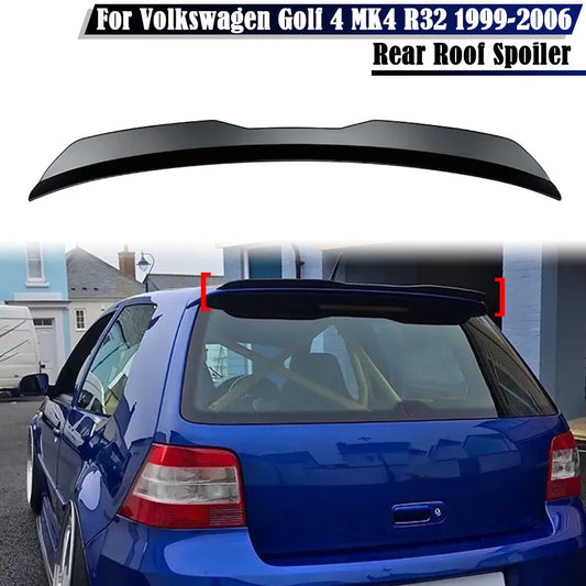 Pala Aileron  VW Golf 4 MK4 1999-2006

Rear Trunk Roof Spoiler Splitter Wing Lip For Volkswagen VW Golf 4 MK4 Hatchback 1999-2006 Car Tail Wing Decoration