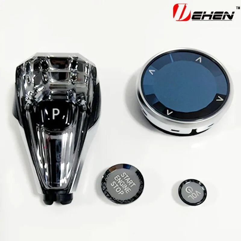 Kit complet Bouton de démarrage à levier et menu Diverses options au choix

 Pommeau de levier de vitesse en cristal, ensemble de 4 pièces, bouton de Volume pour BMW f40 G20 G22 G28 G29 G05 G06 G07 G14 G15 g16, accessoires d'intérieur de voiture