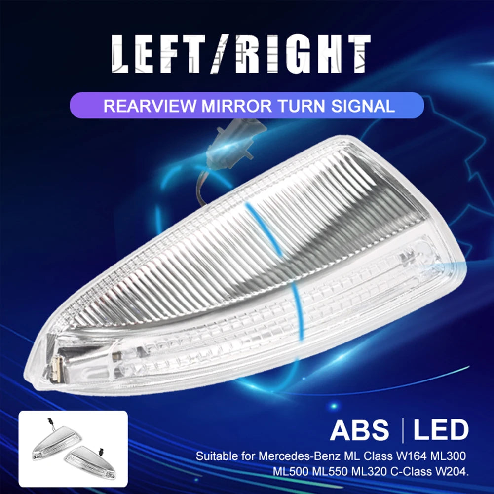 Indicateur de rétroviseur Mercedes Benz W204 W164 ML

 1 pièces rétroviseur clignotant LED rétroviseur latéral pour Mercedes Benz W204 W164 ML
 2048200721 ​​​​2048200821