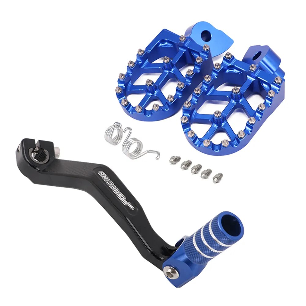 Motorcycle CNC Brake Shifter Lever Footpegs Pedals For Yamaha YZ125 YZ250 YZ125X YZ250X YZ125G YZ250G YZ 125 250 2005-2020