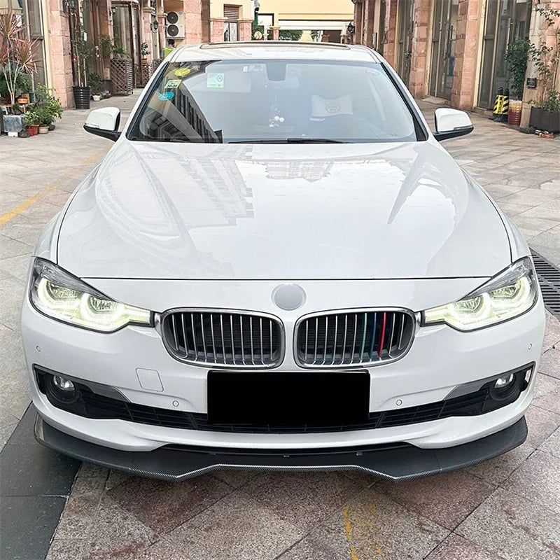 Lip Frontal Para-Choques Sport BMW F30 F31

3PCS Front Bumper Lip Body Kit Spoiler Splitter ABS Bumper Canard Lip Splitter Protector For BMW 3 Series F30 F31 2013-2019