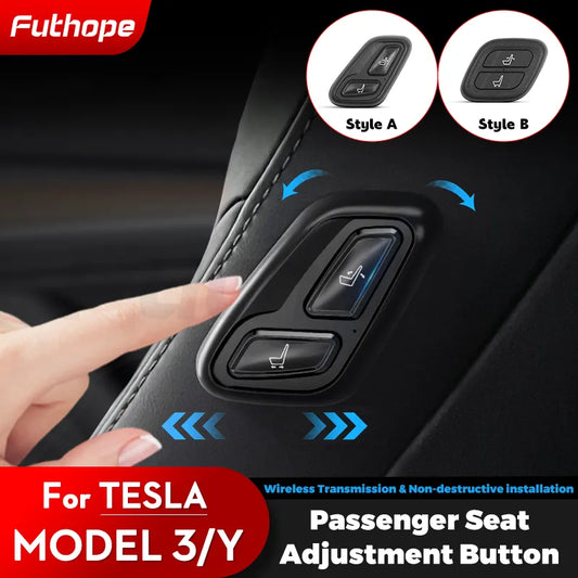 Botão Movimentação Banco Elétrico Tesla Adpatavel

Futhope Copilot Seat Adjustment Wireless Switch Buttons for Tesla Model3 Model Y 2021-2023 Co-pilot Remote Control Upgrade Refit