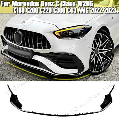 Lip Frontal
 Mercedes Benz C Class W206 S206 C200 C260 C43 AMG 2022 2023 2024