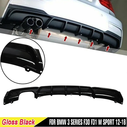 Difusor M Performance BMW F30 F31 Para-Choques M

FOR BMW F30 3 SERIES M SPORT PERFORMANCE REAR DIFFUSER TWIN EXHAUST REAR BUMPER