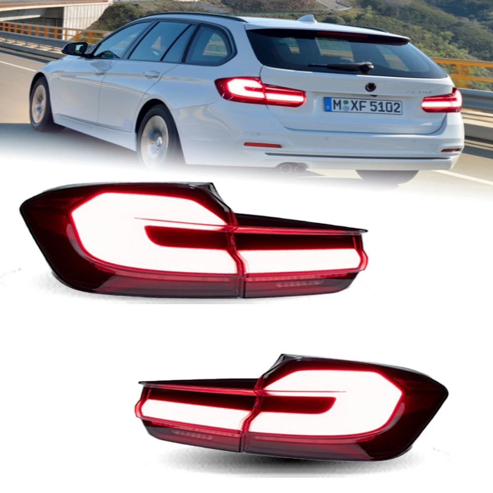 Feux arrière 3D LED BMW F31
 
Feux arrière pour BMW Station wagon F31 2013-2019 320i 328i 330i feu arrière LED DRL clignotant dynamique inverse accessoires Auto