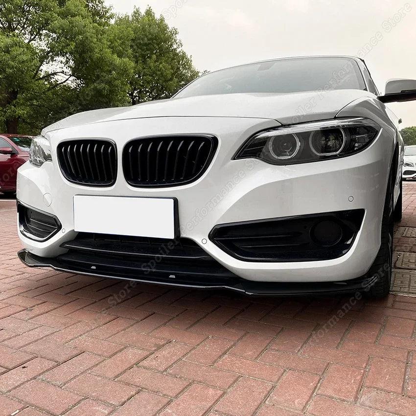 Lip Frontal  BMW 2 Series F22 F23 Para Para-Choques Não M

For BMW 2 Series F22 F23 Car Front Bumper Splitter Lip Protector Spoiler2014-2021