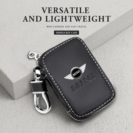 Porta Chave Mini

Leather Wallet Car Key Case Zipper Emblem Badge Keychain Bag For MINI Cooper One JCW R50 R55 R56 R53 R60 F54 F55 F56 Accessories