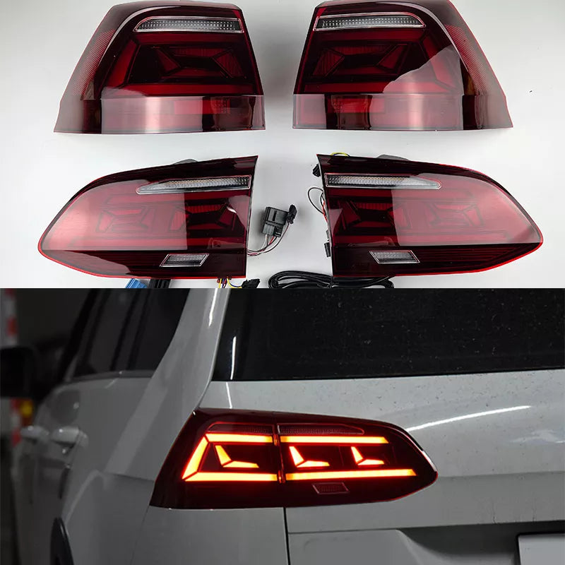 4 FAROIS VW Golf 7 Led 3D

4 PCS Car Tail Lights Fit for VW Golf 7 Variant Taillamp Rear Lamp LED Signal Reversing Parking Truck Lamp