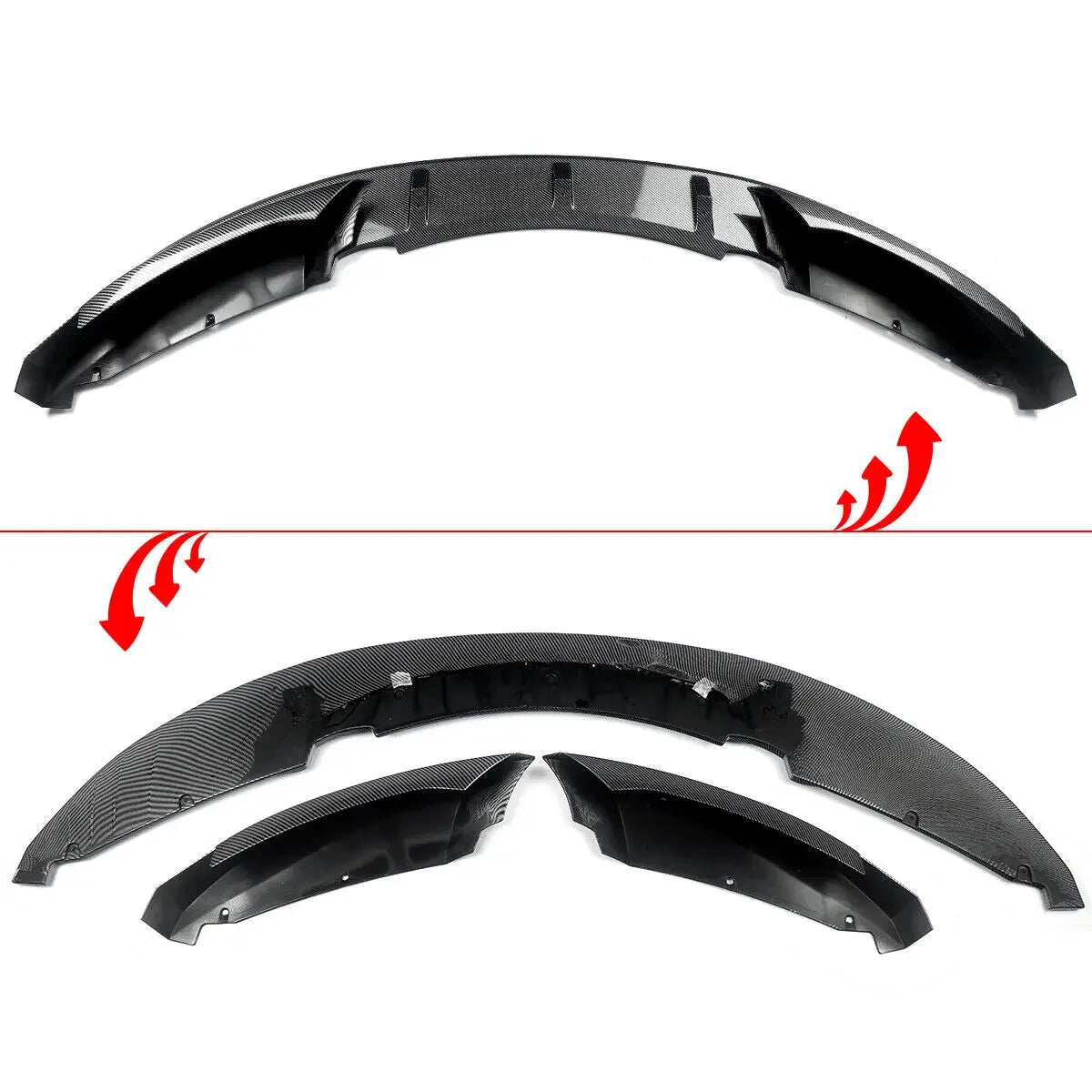 Lip Frontal Para-Choques M COMO NA Imagem em Carbono Aquaprint BMW E81 E82 E87 E88

For BMW 1 Series E82 E81 E87 E88 M Sport 2007-2013 Front Bumper Spoiler Splitter Lip