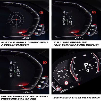 Emulador Bmw Serie G 
For BMW M Track Emulator BDC3 Code Sports Mode Dashboard Theme ID7 Instrument Universal Module G Series 2 3 4 5 6 7 8 X3 4 5 6 7