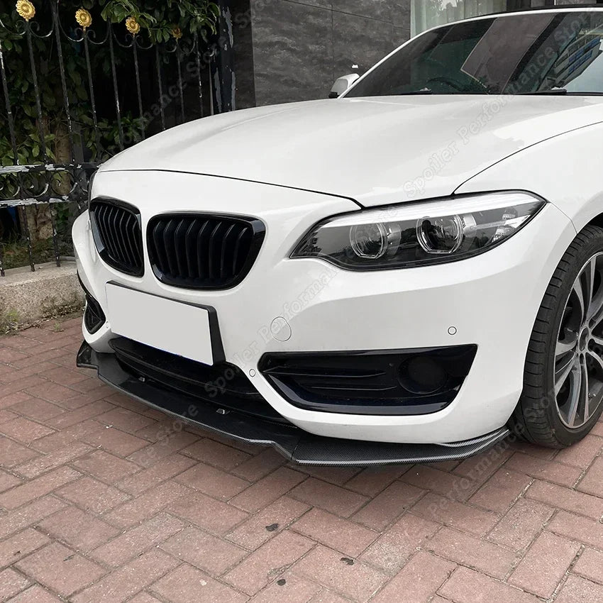 Lip Frontal  BMW 2 Series F22 F23 Para Para-Choques Não M

For BMW 2 Series F22 F23 Car Front Bumper Splitter Lip Protector Spoiler2014-2021