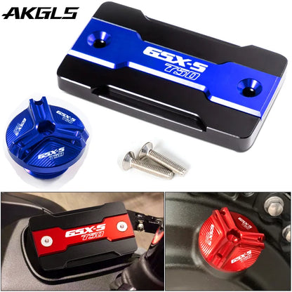 Bouchon de réservoir de carburant et bouchon de remplissage, accessoires de Protection pour Suzuki GSX-S750 GSXS750 GSX-S 750 GSX S750