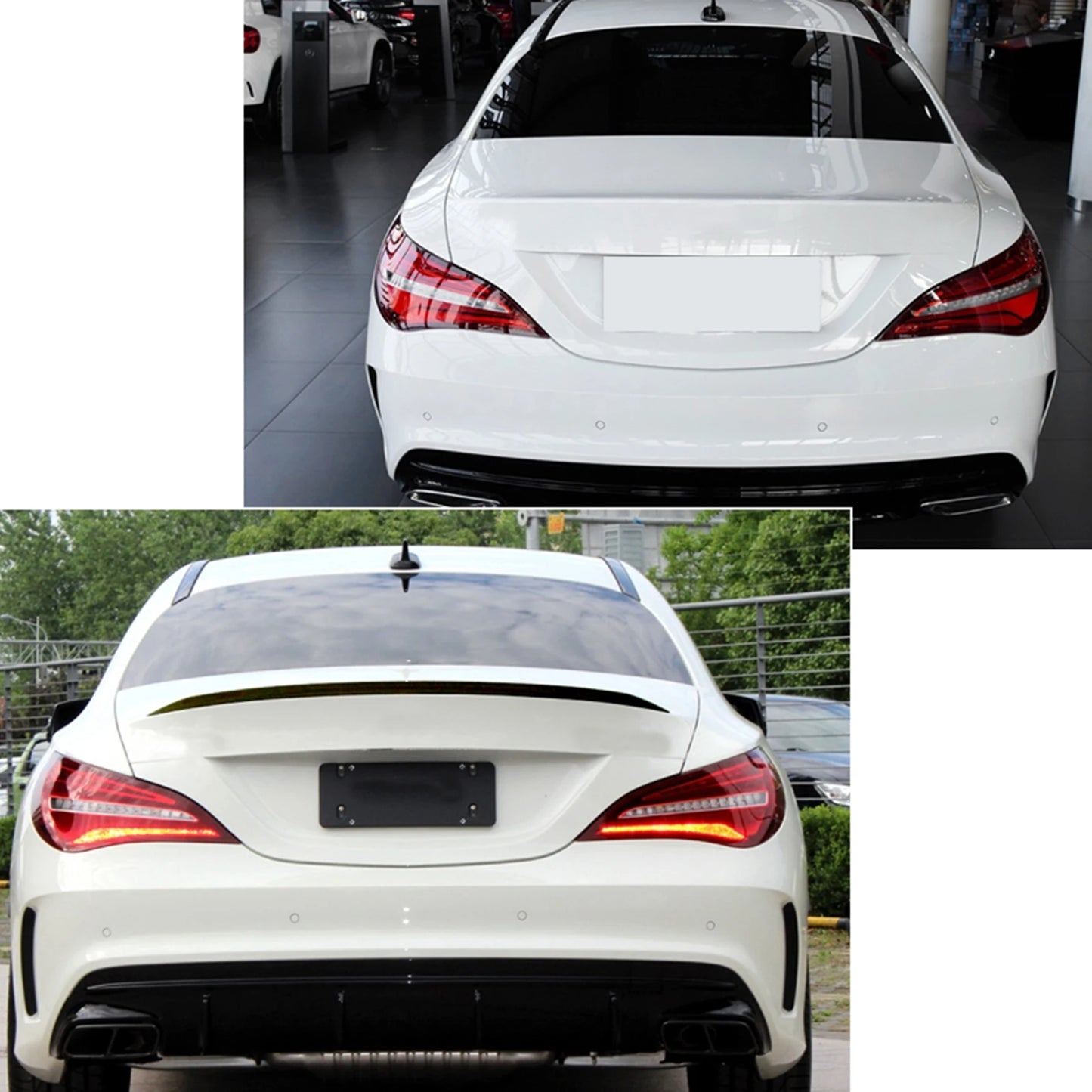 Aleiron Mercedes Cla W117

Car Rear Trunk Spoiler Wing Tailget Lid Flap Lip Trim For Mercedes Benz CLA Class C117 CLA200 CLA260 CLA45 AMG 2013-2019