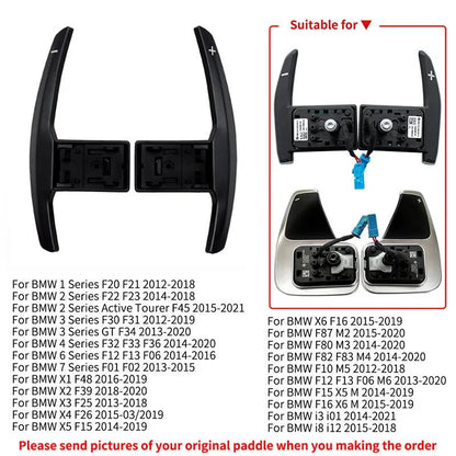 Palettes au volant
 BMW M3 M4 M5 F20 F30 F32 F22 F80 F87 F48 F45 F10 F11 F15 F35 F18 F12 F02 F25 i01 i12