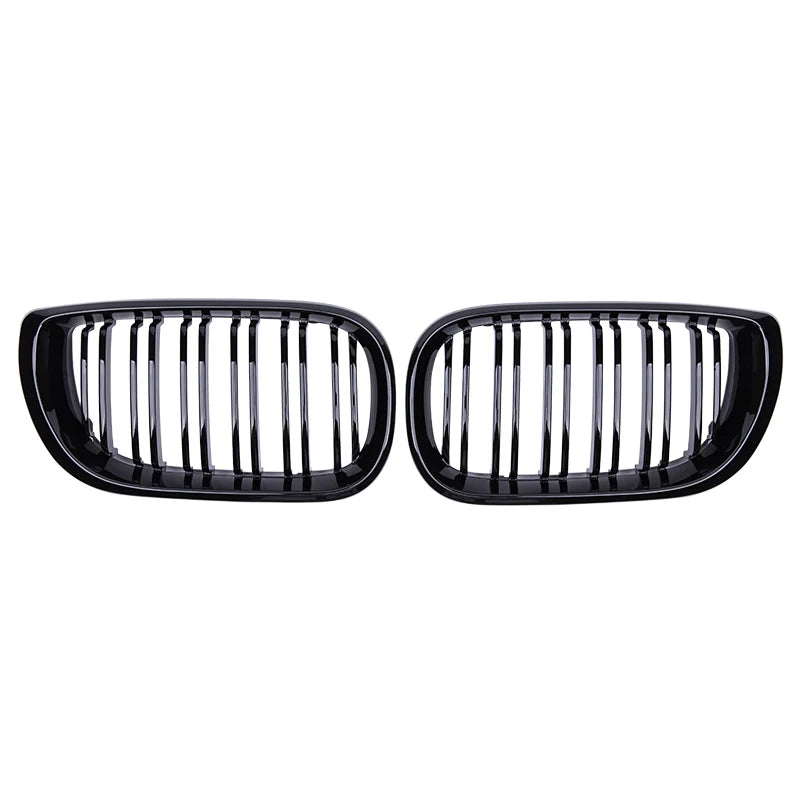 Grelhas Duplas BMW E46 4 PORTAS 2002 A 2005

Car Front Kidney Grill Gloss Black Double Slat Hood Grille Racing Grills for BMW 3 Series E46 4 Door 2002-2005 Car Replacement