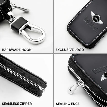 Porta Chave Mini

Leather Wallet Car Key Case Zipper Emblem Badge Keychain Bag For MINI Cooper One JCW R50 R55 R56 R53 R60 F54 F55 F56 Accessories