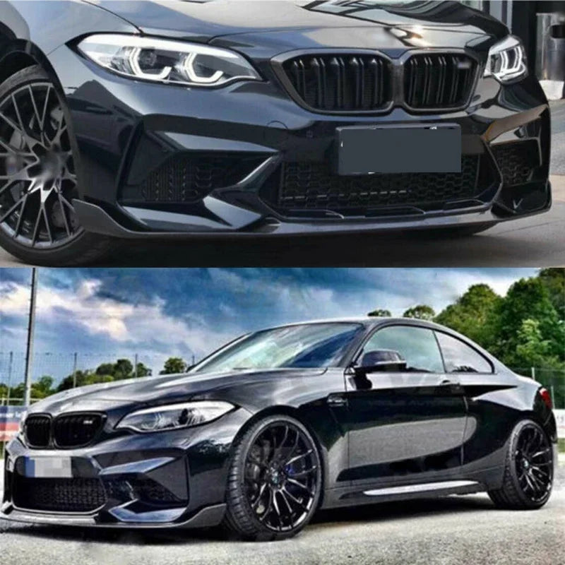 Lip Frontal CS BMS M2 F87

CS Style For 2016-2018 BMW F87 M2 Glossy Black Front Lip Spoiler Chin Splitter