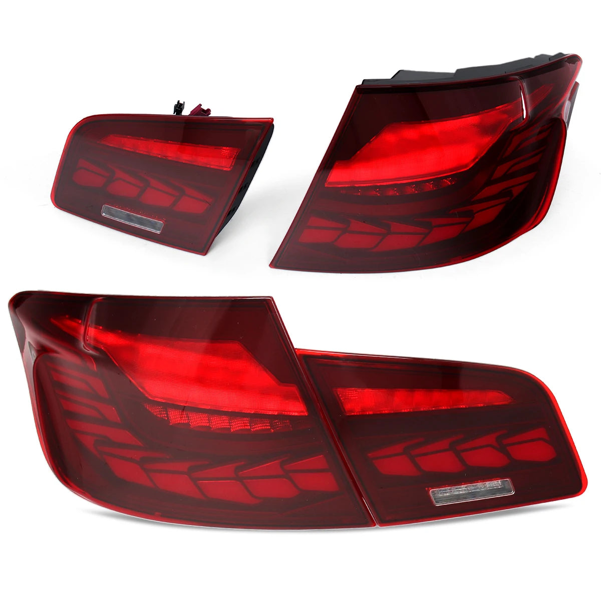 NOVIDADE 
Faróis BMW Série 5 Par para 2011-2016 F10 F18 M5 LED

Pair For 2011-2016 BMW 5 Series F10 F18 M5 Red LED Tail Lights