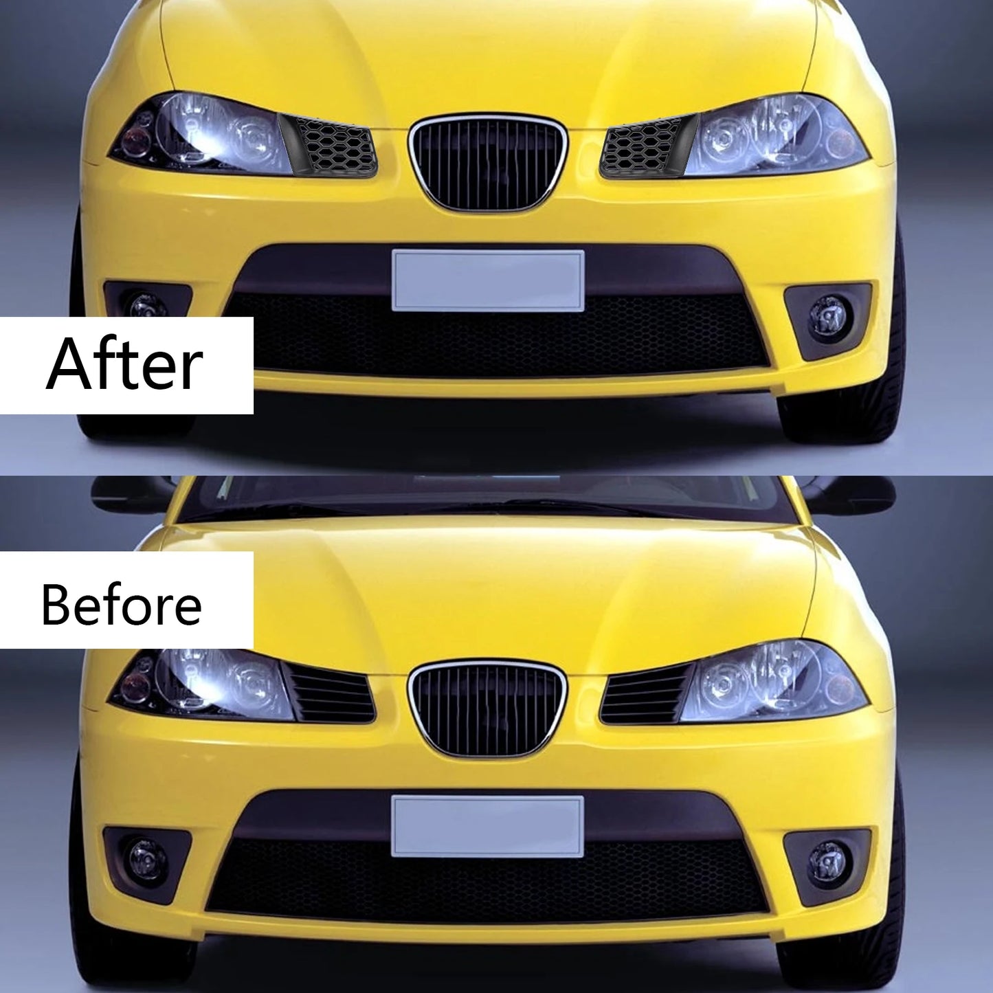 Grelhas Para-Choques Seat Ibiza Cordoba 6L 2002‑2009

2pcs Car Front Bumper Upper Grill Mesh Cover Left Right Matte Black Replacement for Seat Ibiza Cordoba 6L 2002‑2009