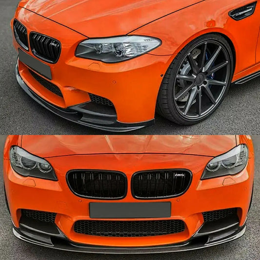 AQUAPRINT CARBON Lèvre avant BMW F10 F11 M5 Pare-chocs uniquement
 
Pour 2011-2016 BMW Série 5 F10 M5 Pare-chocs avant Spoiler Splitter Lip Carbon Look