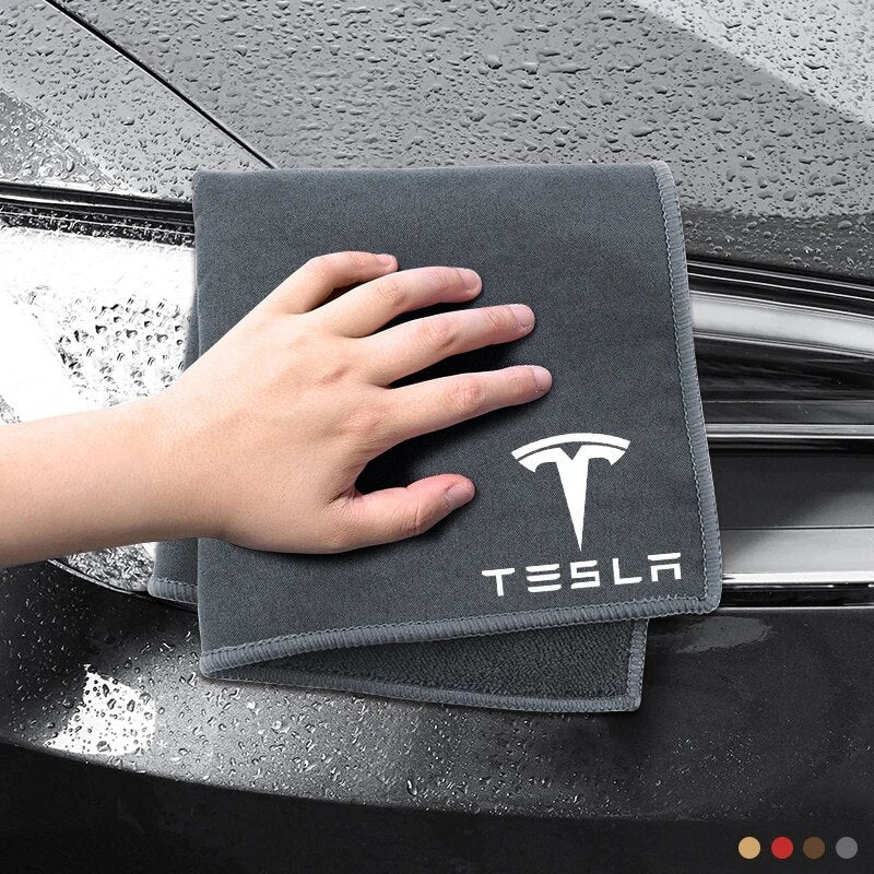 Pano Microfiber com Lógotipo
 Tesla Model 3 Model S Model X Model Y Roadster Bonina Coil