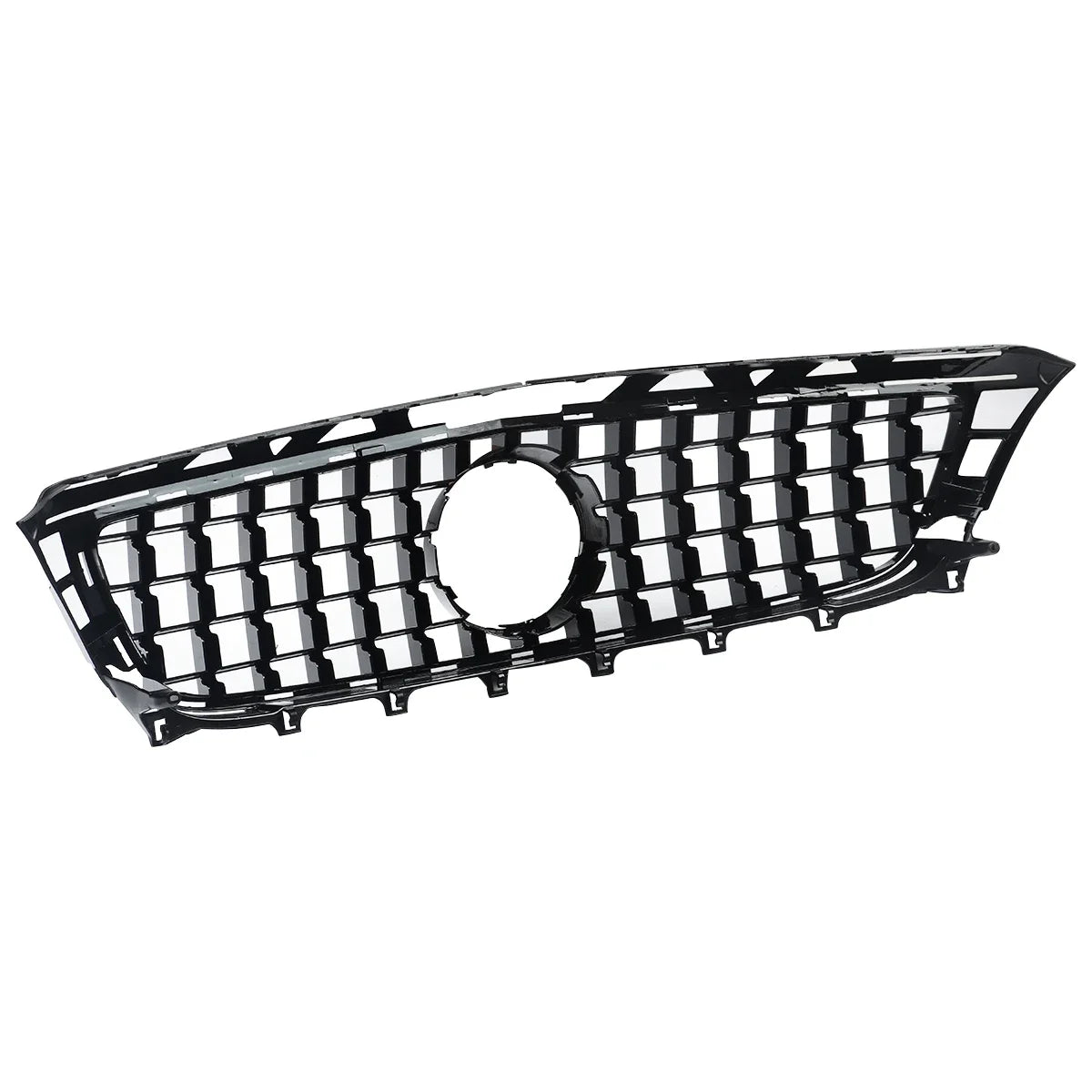 GRELHA MERCEDES CLS W218 2012-2014 GT-R

MERCEDES CLS W218 2012-2014 GT R LOOK Gloss Black Grille Grill ABS Black Pre-facelift GT Bumper Grille Center