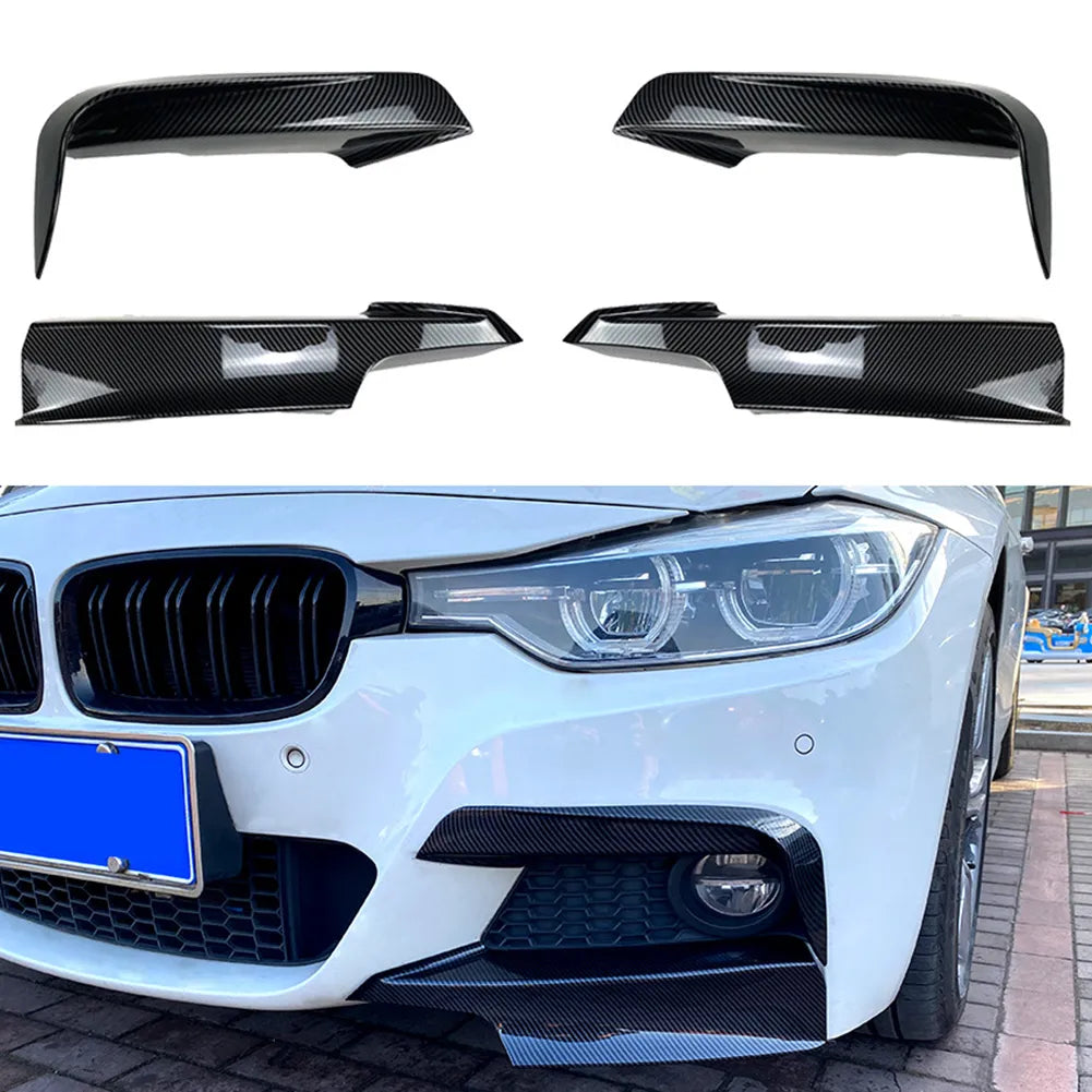 Fentes De Pare-Chocs Avant M Bmw F30 F31

 Lèvre de revêtement d'habillage de séparateur de pare-chocs avant pour BMW série 3 F30 M Sport 320i 325i 13-2019 becquet d'admission de phare antibrouillard