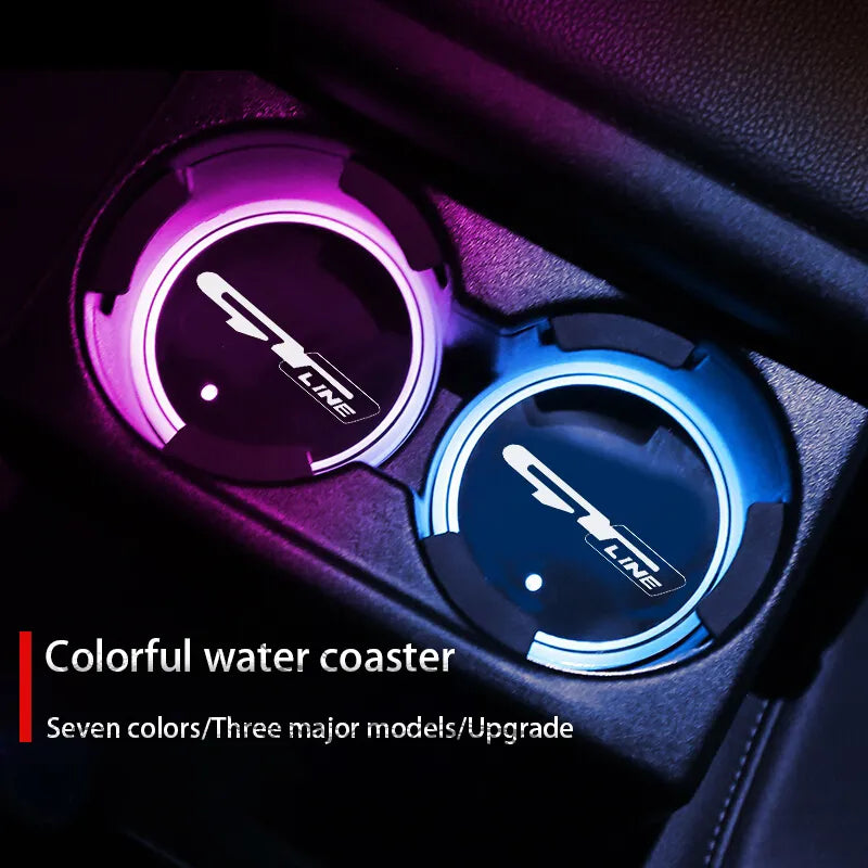 Porte-gobelet lumineux rechargeable Peugeot

 Porte-gobelet lumineux pour voiture, 7 couleurs, chargeur USB, lumière d'ambiance Led pour Peugeot 4008 5008 207 307 308 GT Line